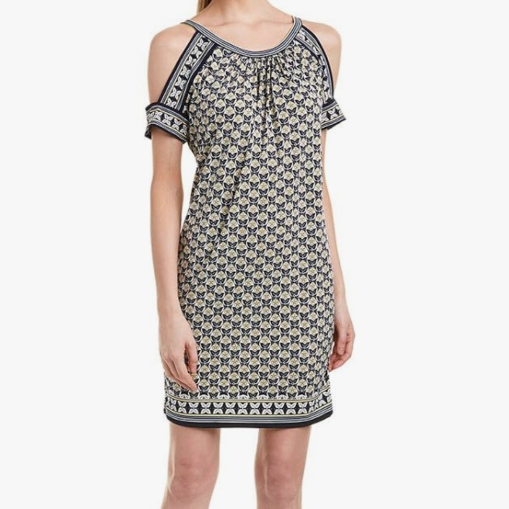 Max Studio Women's Cold Shoulder Jersey Dress, Size Medium